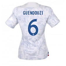 Frankrike Matteo Guendouzi #6 Bortedrakt Kvinner VM 2022 Kortermet